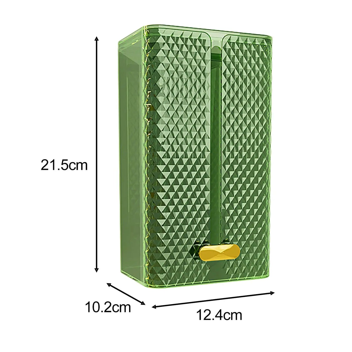 Tissue Box Holder Wall Mounted Modern Tissue Organizer Toilet Tissue Storage for Restroom Office Living Room Restaurant Desk