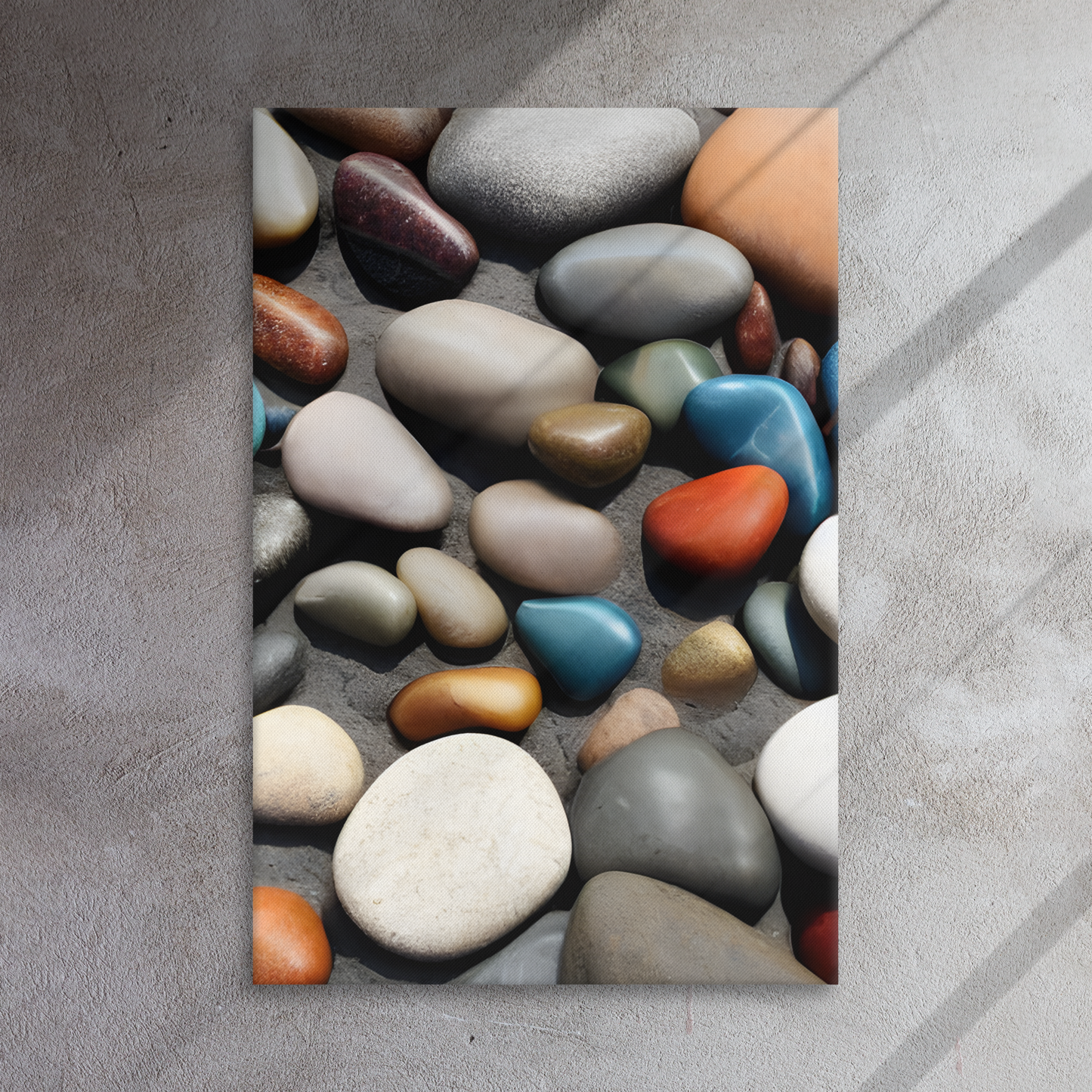 Thin canvas print - Zen Stones