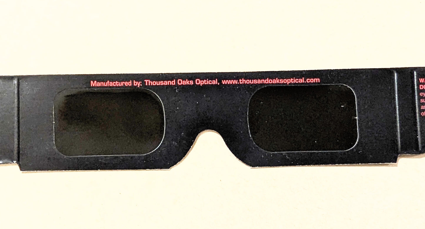 Thousand Oaks Optical Solar Eclipse Viewing Glasses