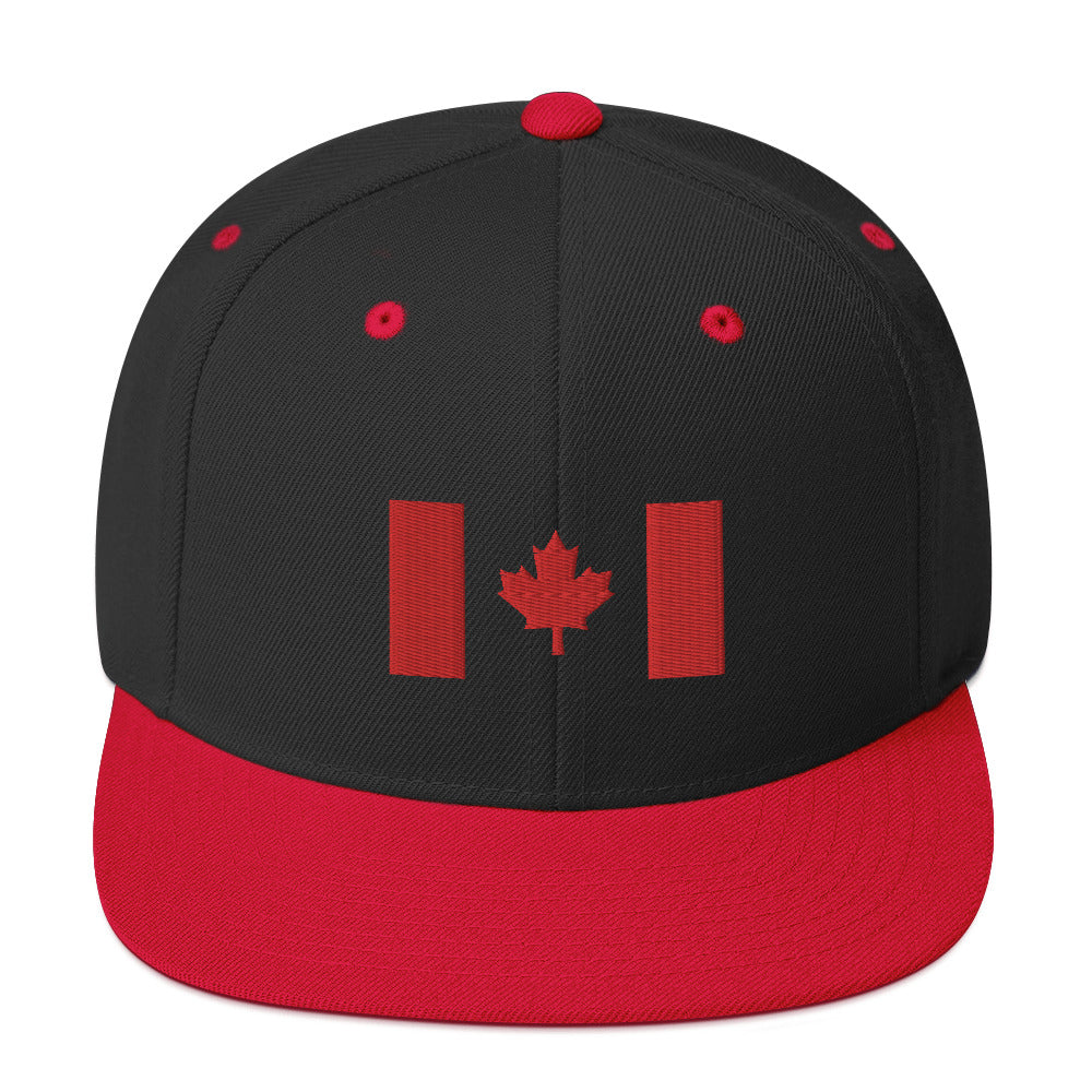 Snapback Hat - Canada Flag