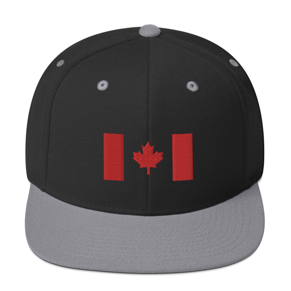 Snapback Hat - Canada Flag