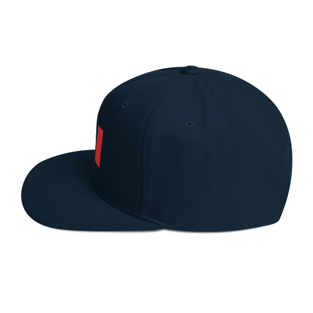 Snapback Hat - Canada Flag