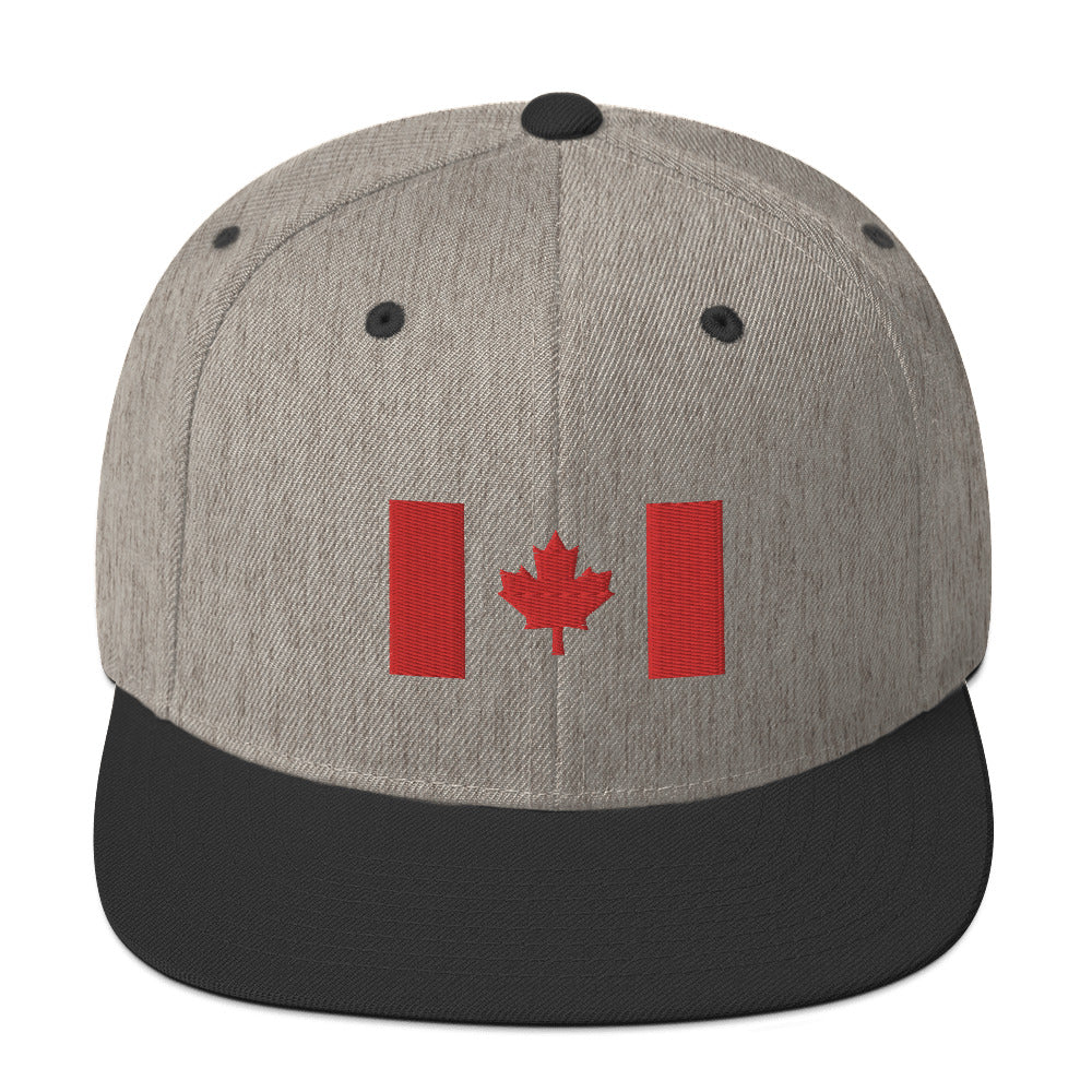 Snapback Hat - Canada Flag