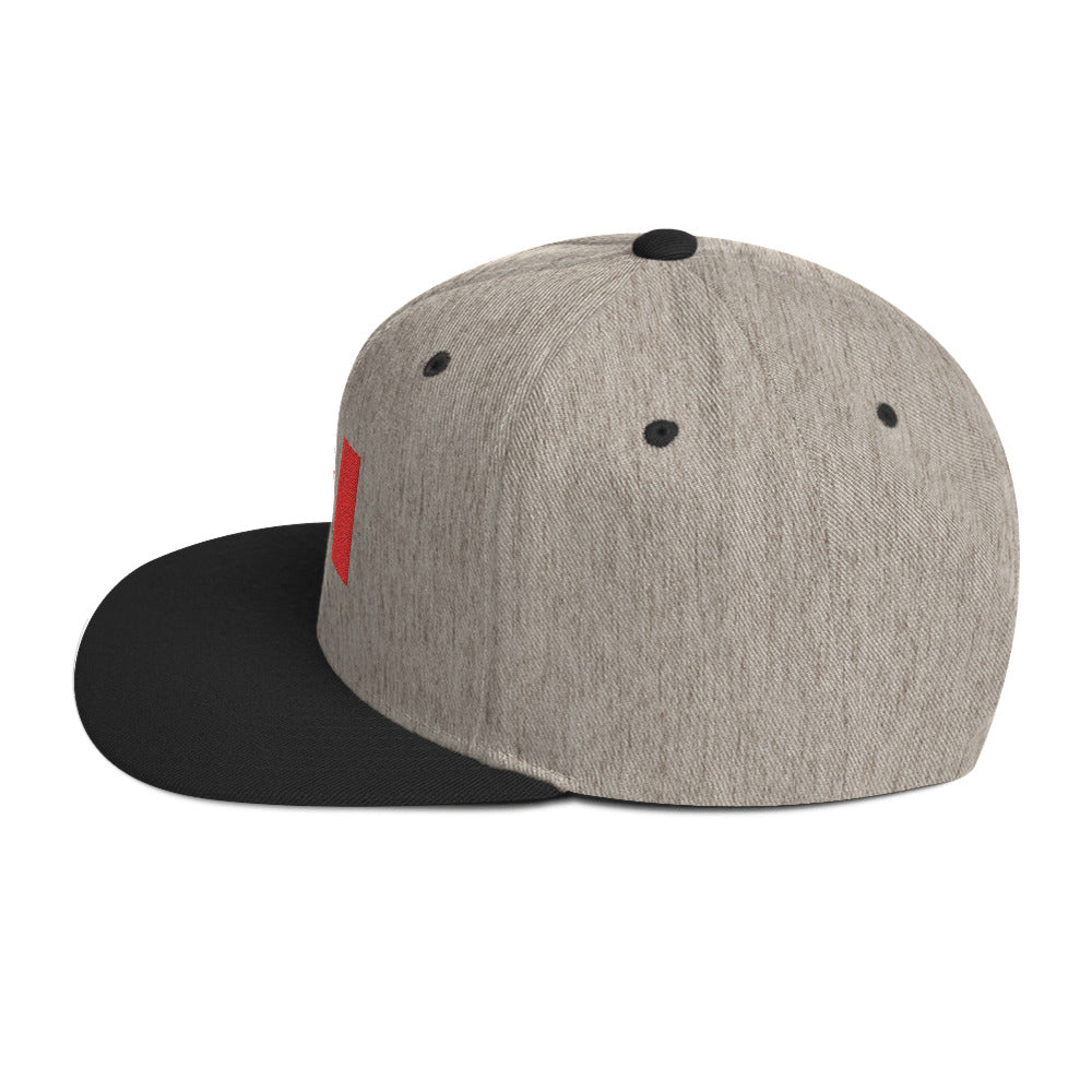 Snapback Hat - Canada Flag