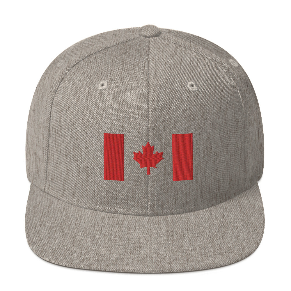 Snapback Hat - Canada Flag