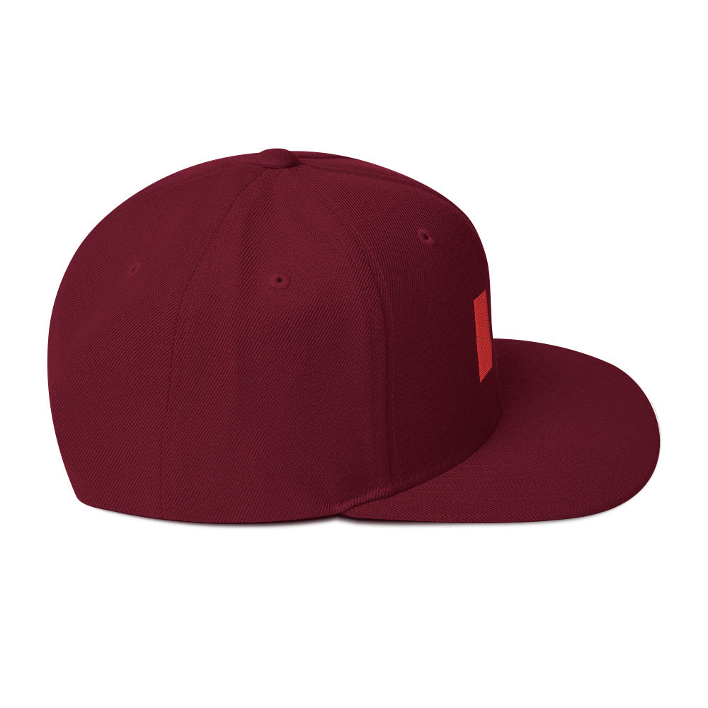 Snapback Hat - Canada Flag