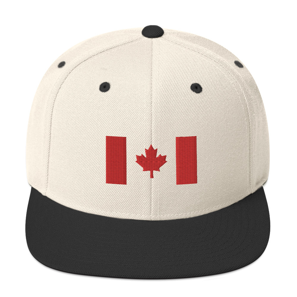 Snapback Hat - Canada Flag