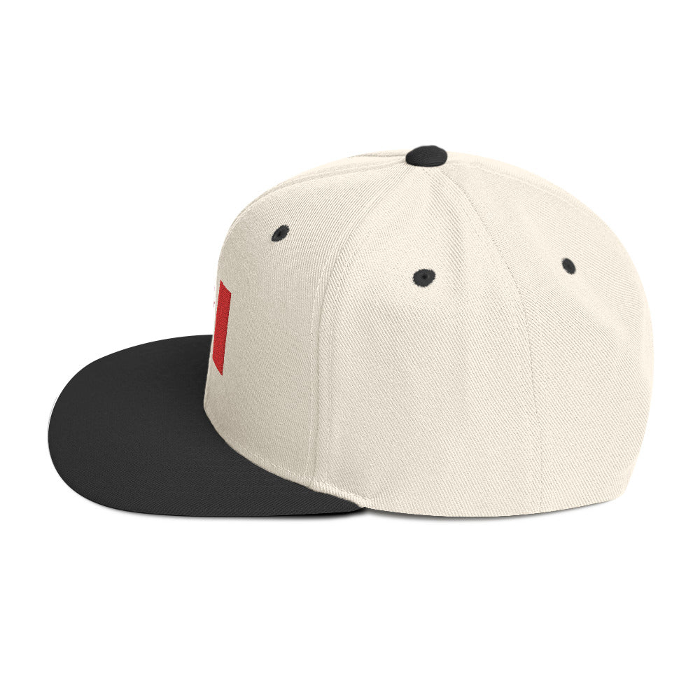 Snapback Hat - Canada Flag