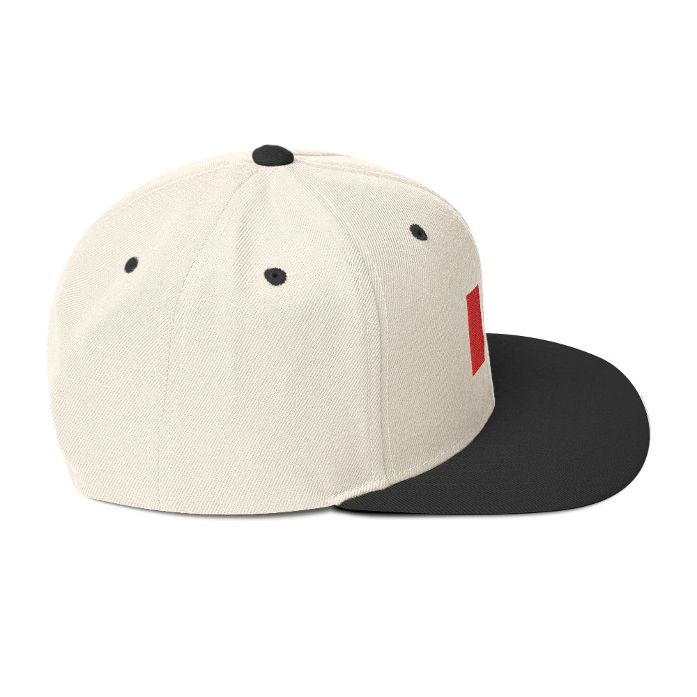 Snapback Hat - Canada Flag