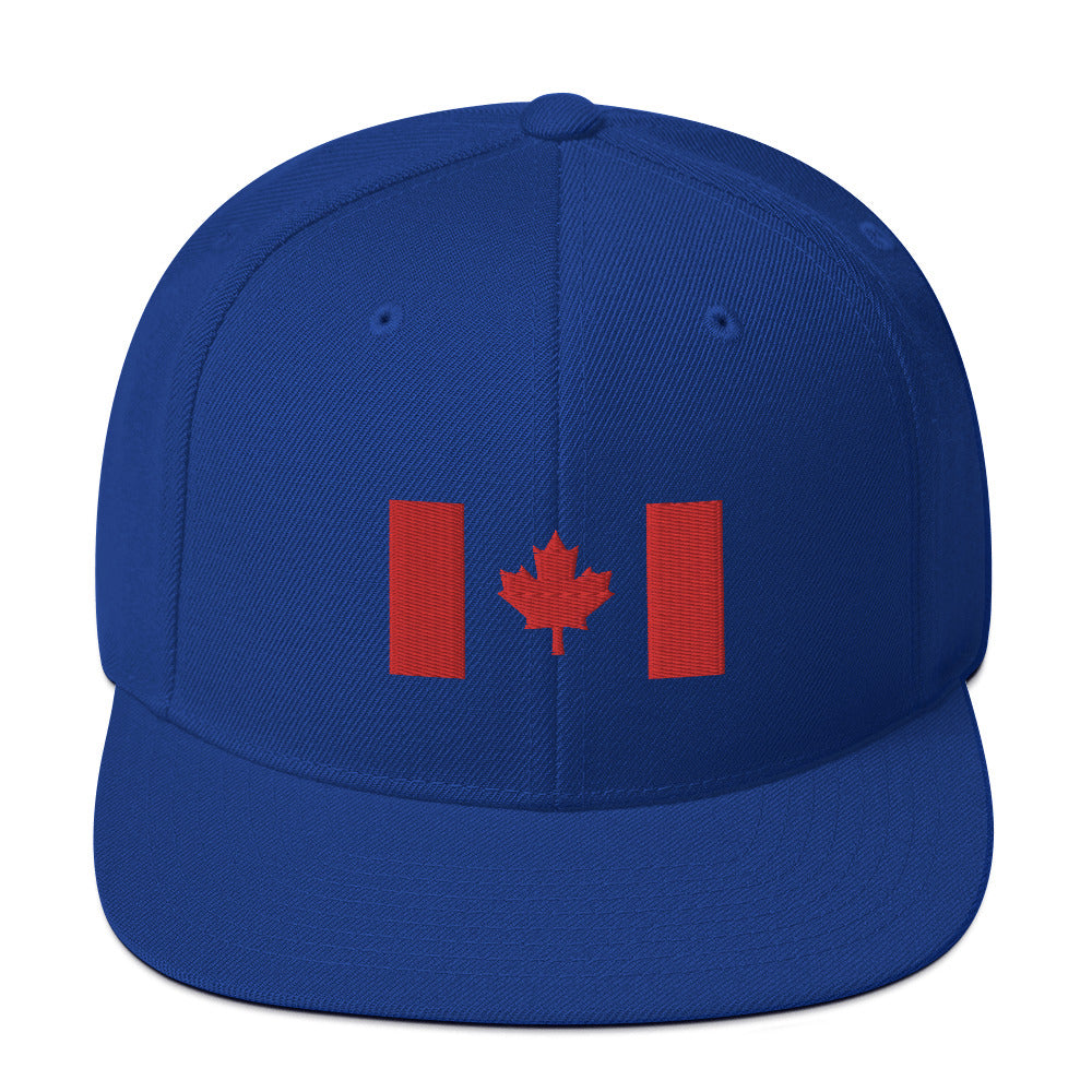 Snapback Hat - Canada Flag