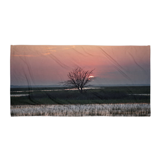 Sunset Tree Towel